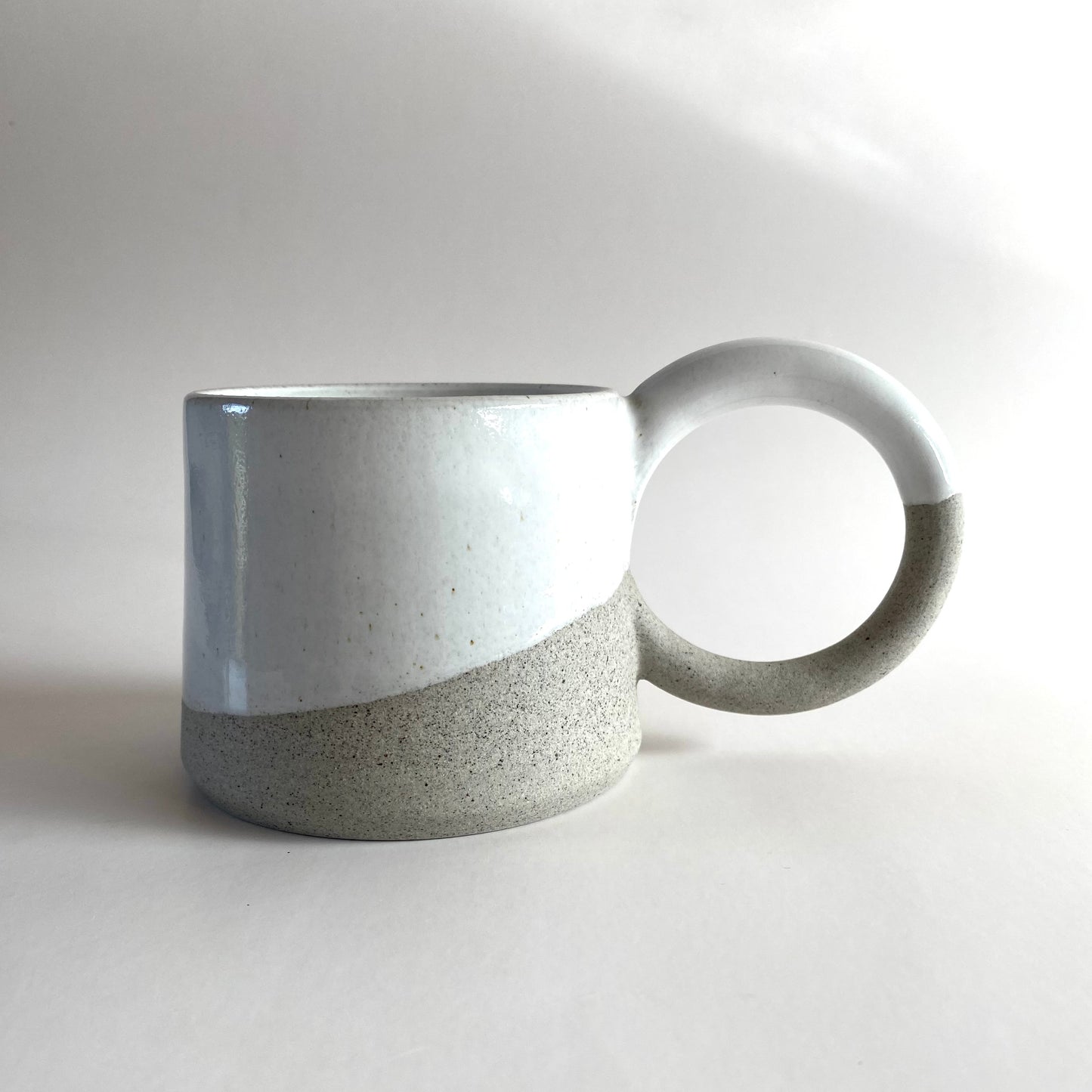Stone Bangle Handle: White