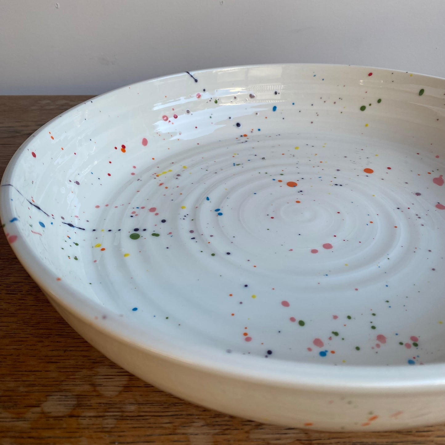 Large Serving Bowl: Rainbow Sprinkles