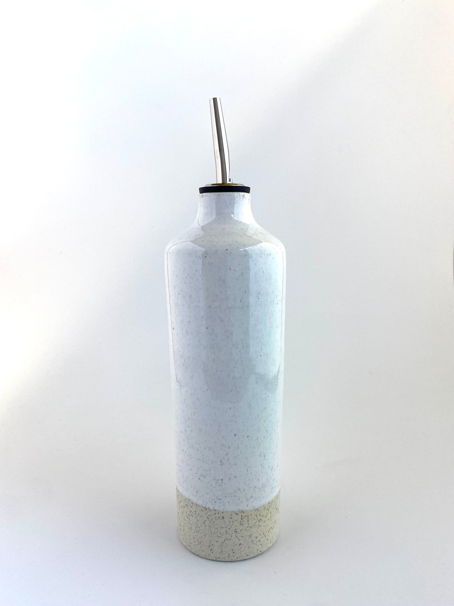 Olive Oil Vessel In White