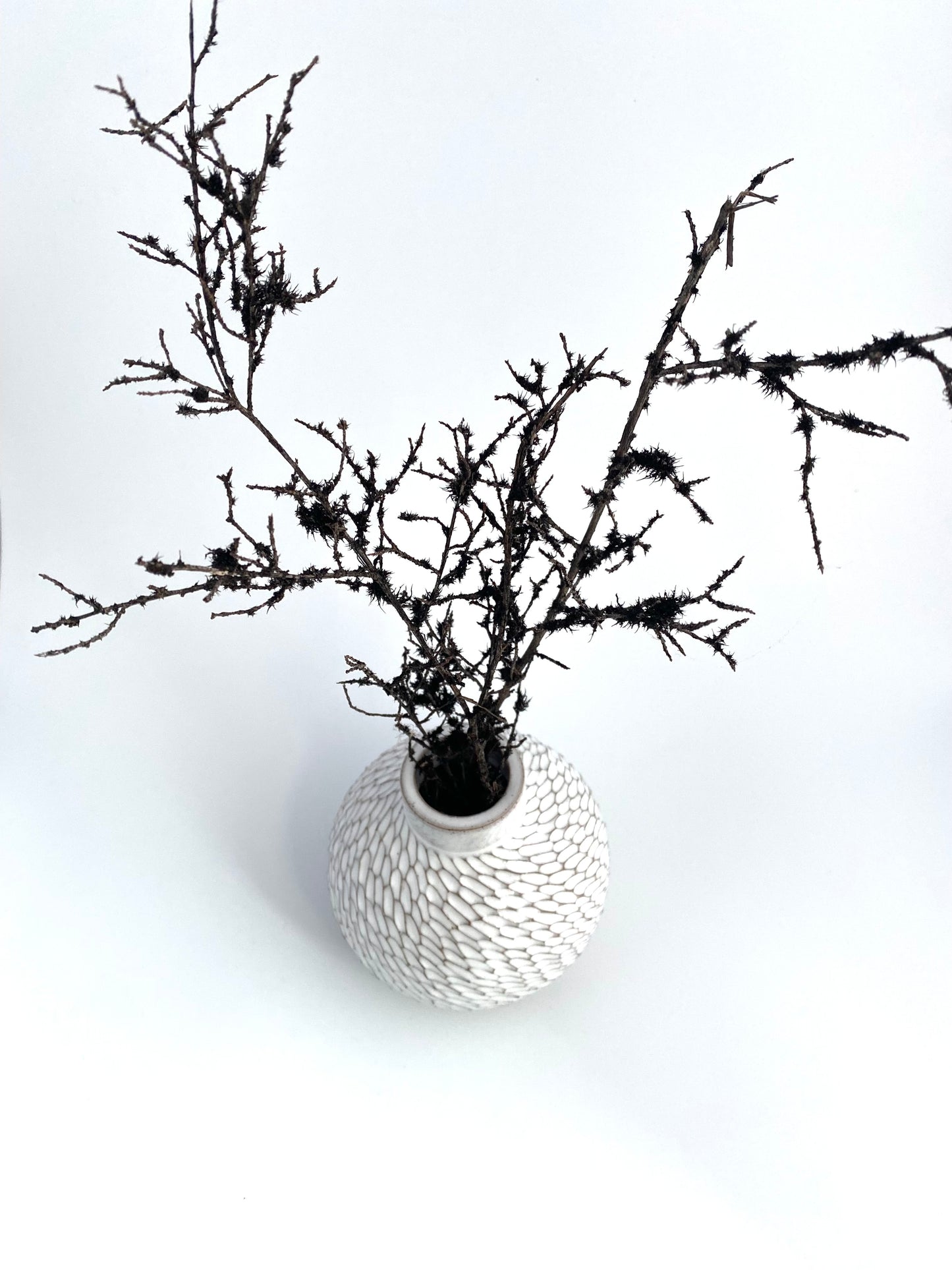 Round Vase: Rainstorm