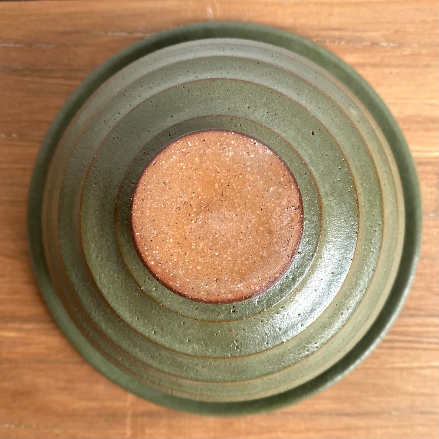 Terra Ridged Body Butter Dish in Olive 1