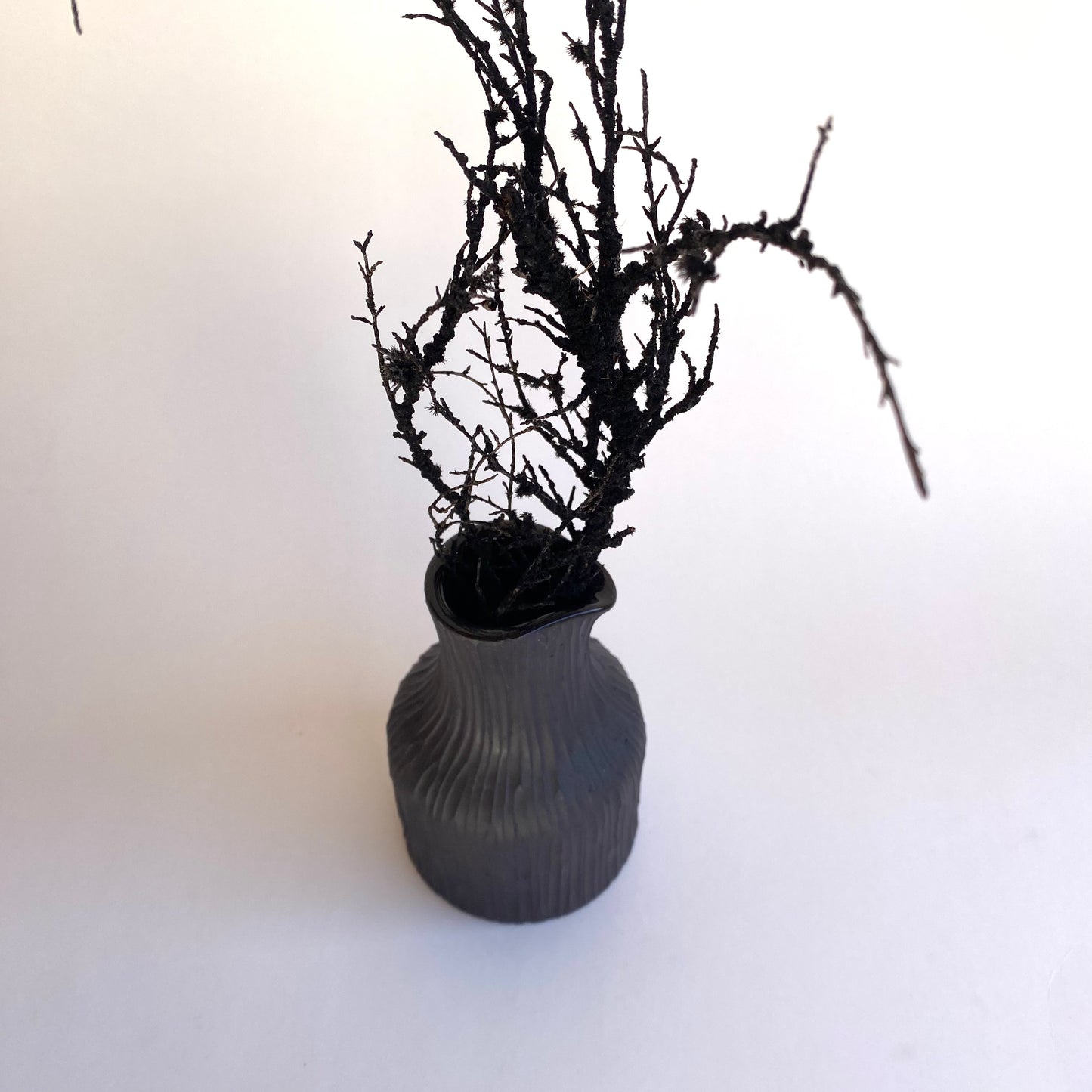Medium Bamboo Jug: Matte Black