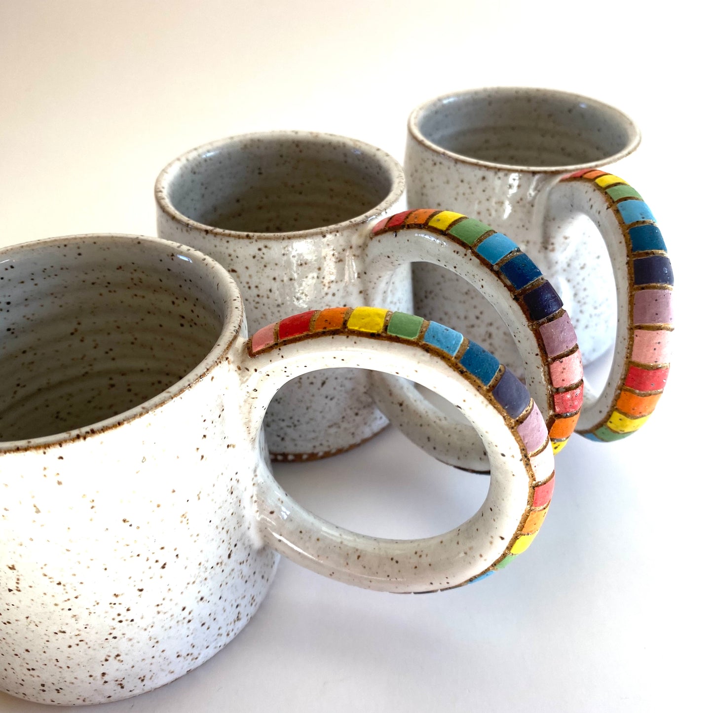 Rainbow Handle Bangle Handle Mug