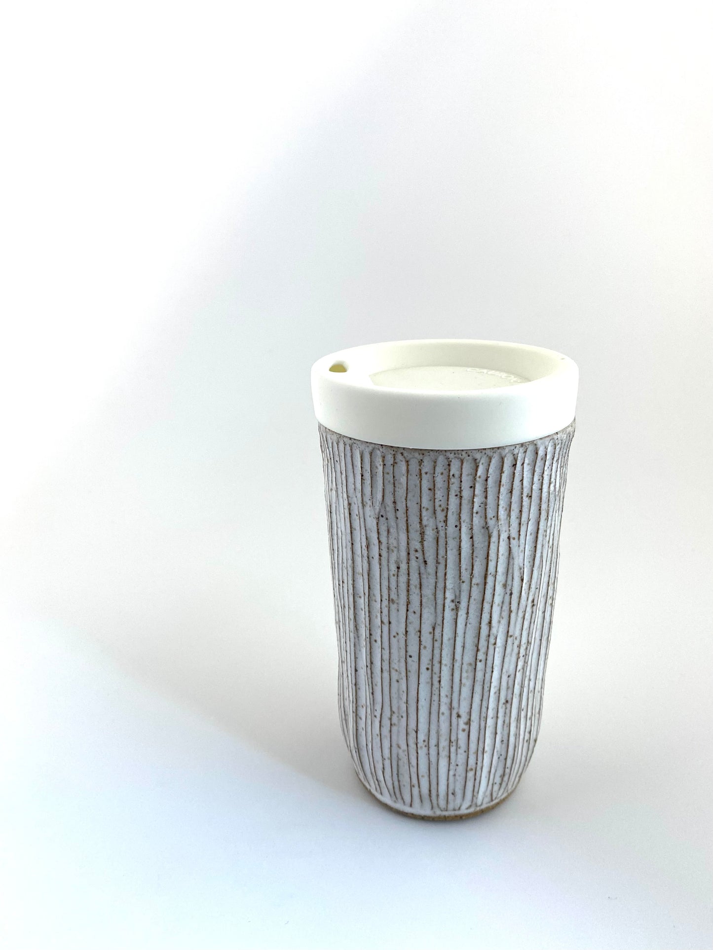 White Bamboo Travel Tumbler