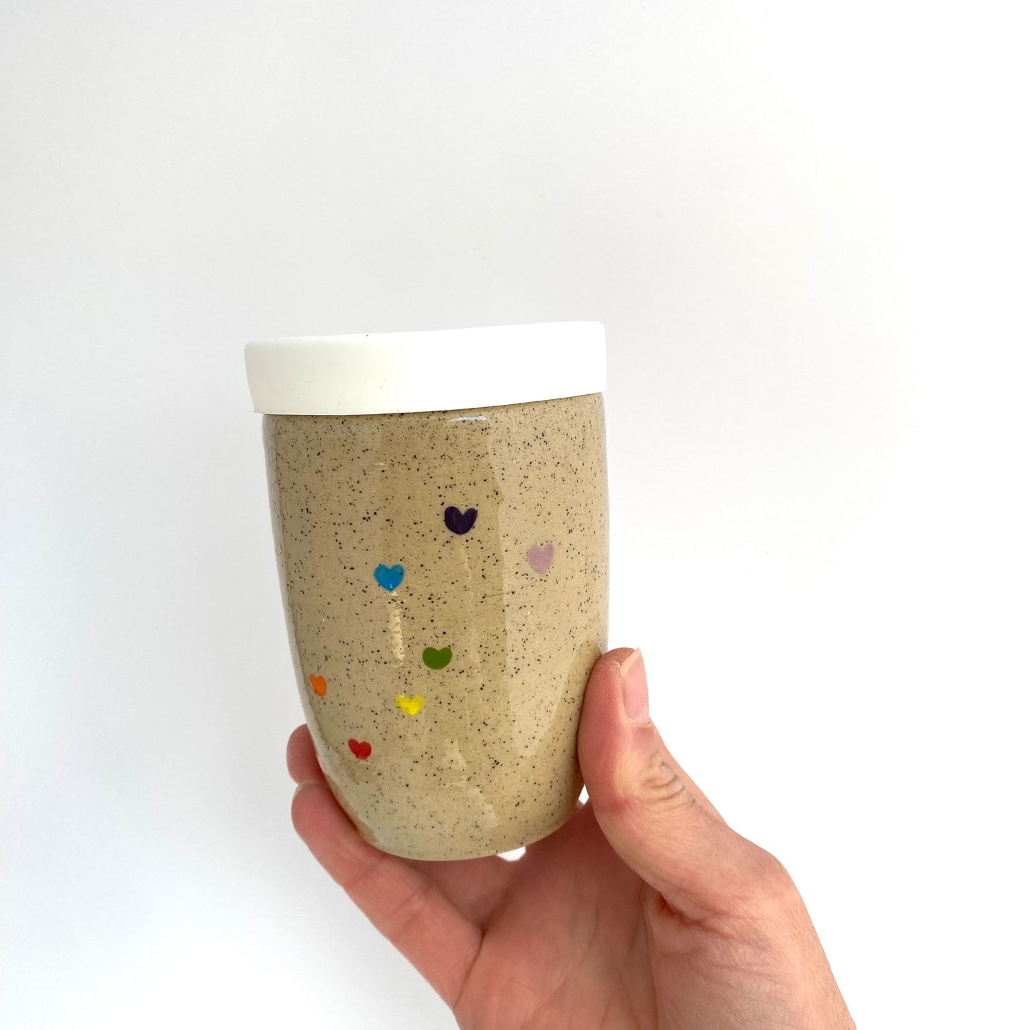Small Lovey Travel Tumbler in Sand