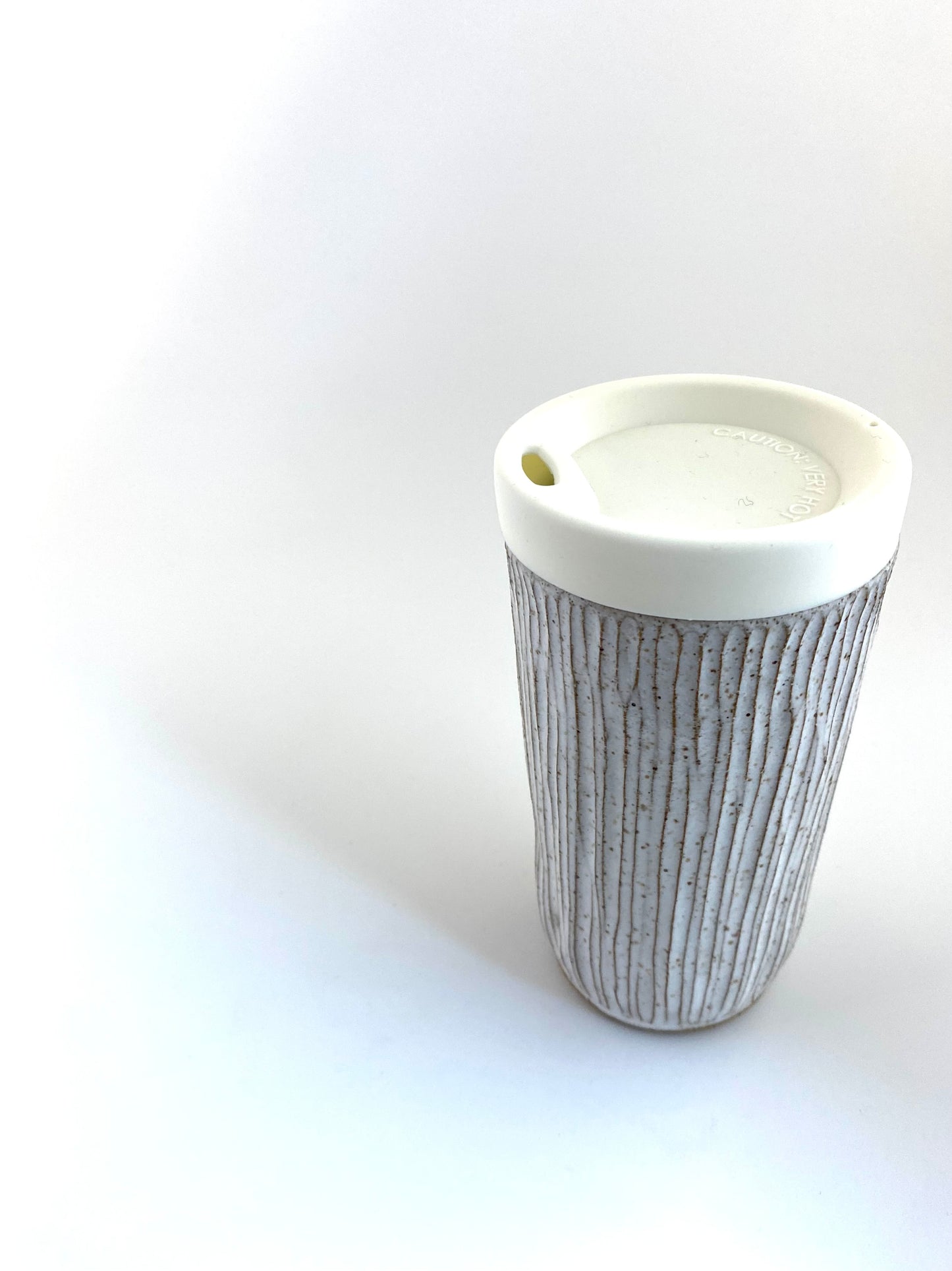 White Bamboo Travel Tumbler