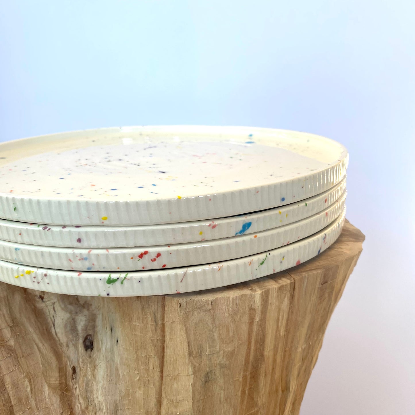 Rainbow Sprinkles Coin Dinner Plate