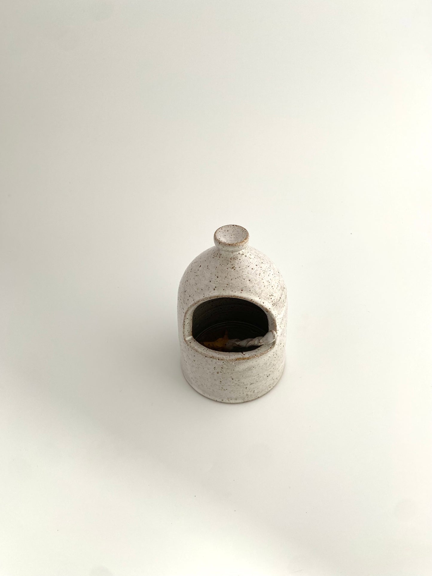 White Salt Vessel
