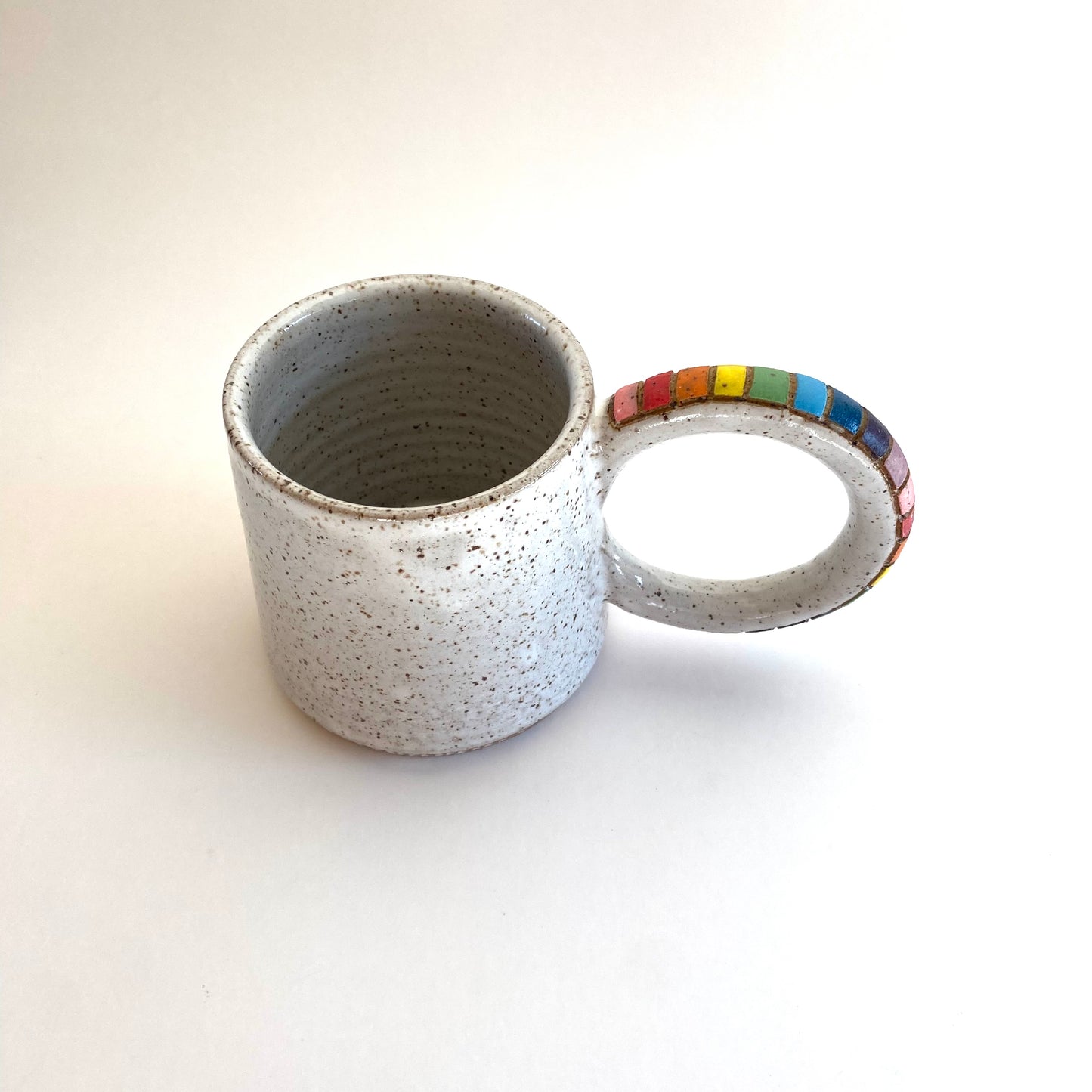 Rainbow Handle Bangle Handle Mug