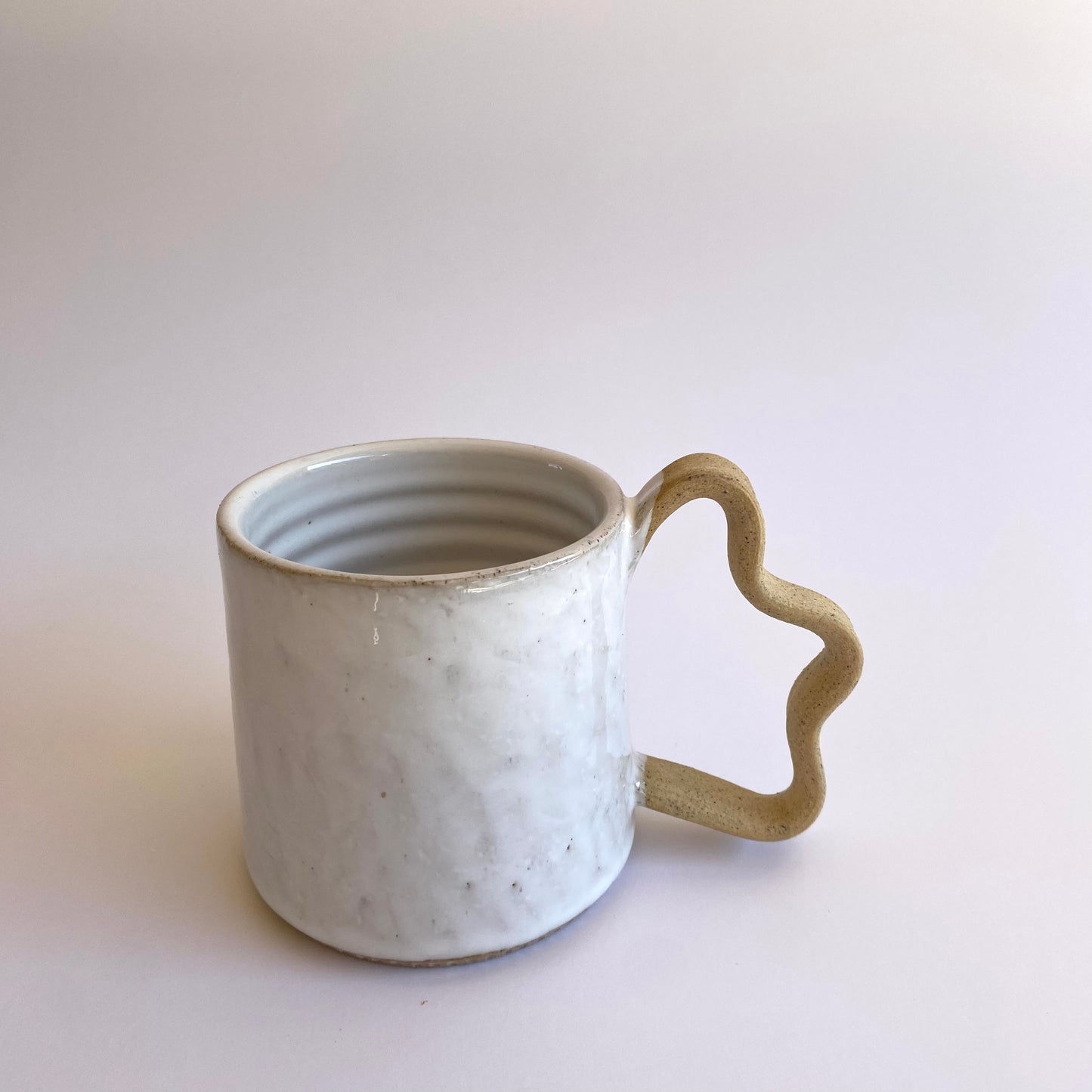 White Sand Butterfly Mug