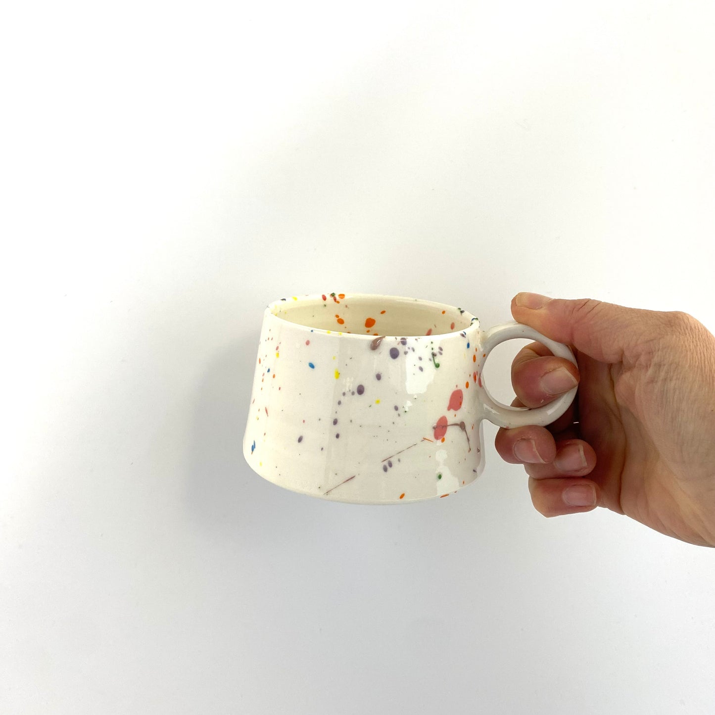 Rainbow Sprinkles High Ring Mug