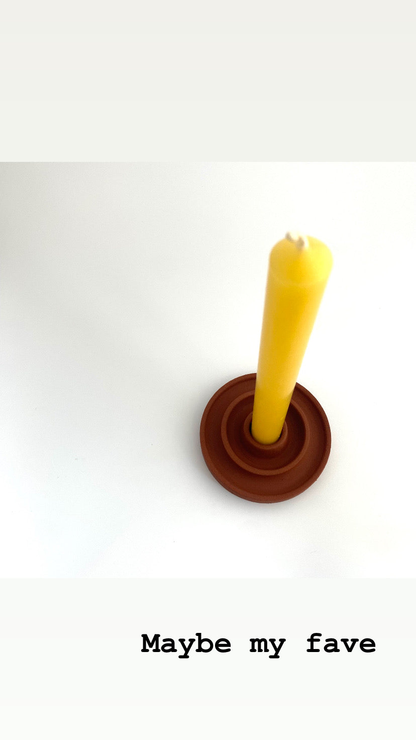 Terra Candle Holder Ridged