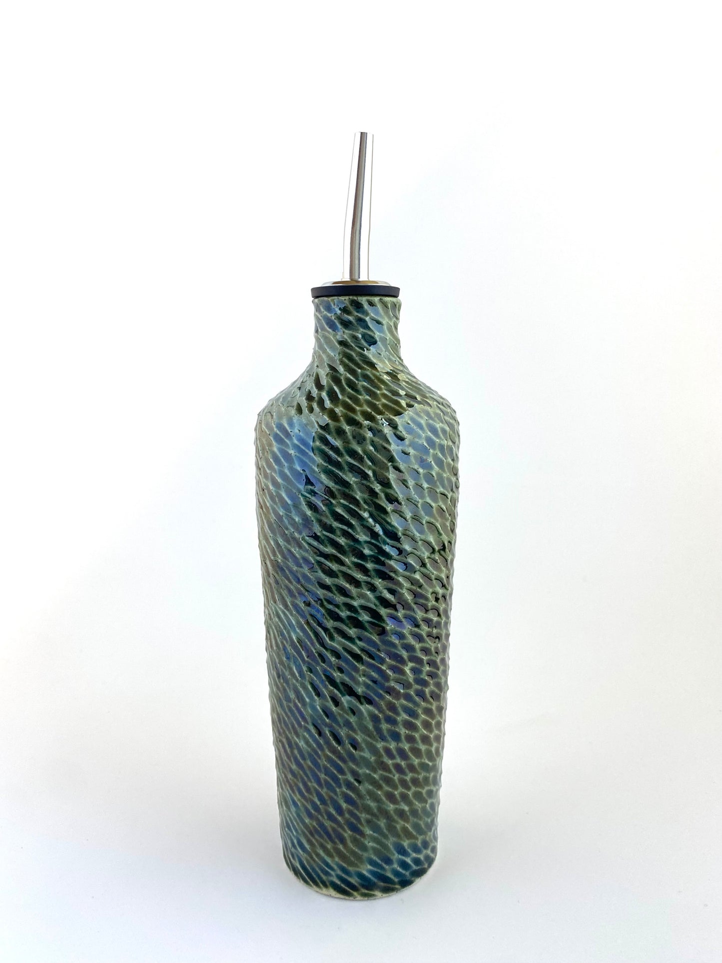 Rainstorm Olive Oil Vessel: Ocean