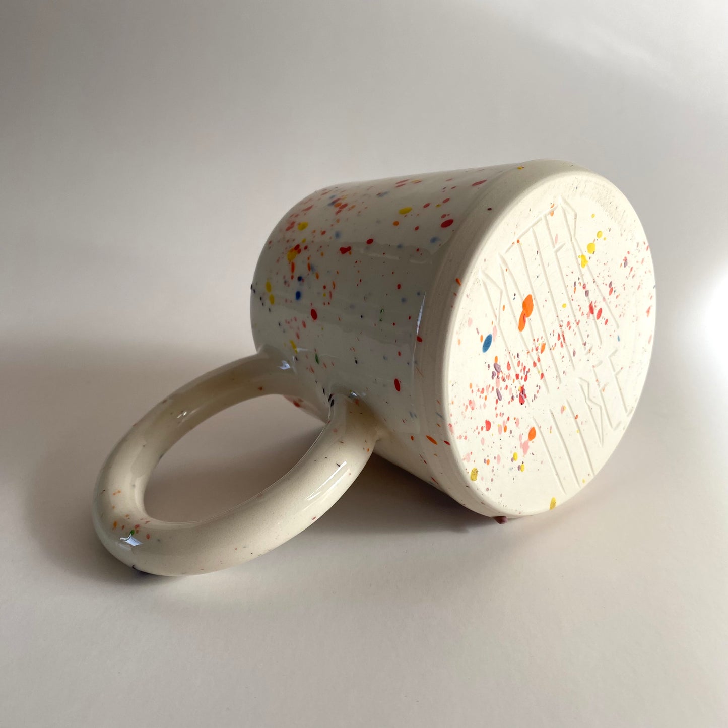 Large Rainbow Sprinkles Bangle Handle