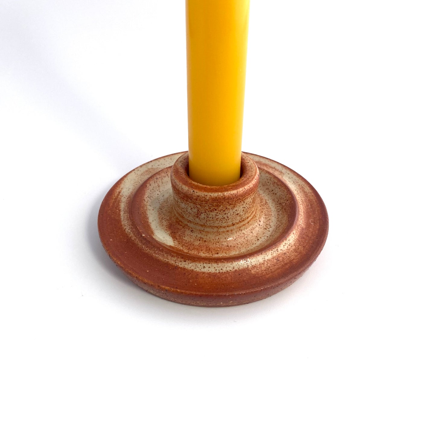 Cinnamon Candle Holder Ridged
