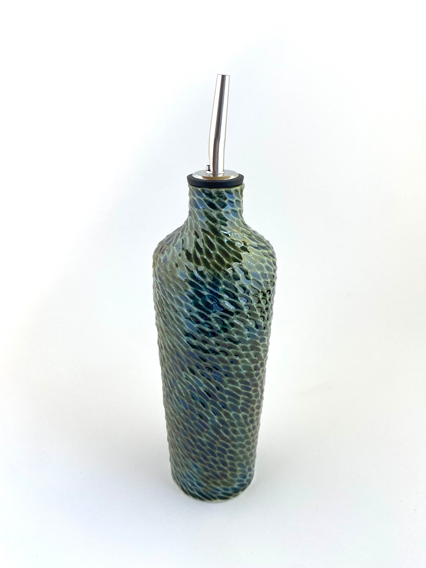 Rainstorm Olive Oil Vessel: Ocean