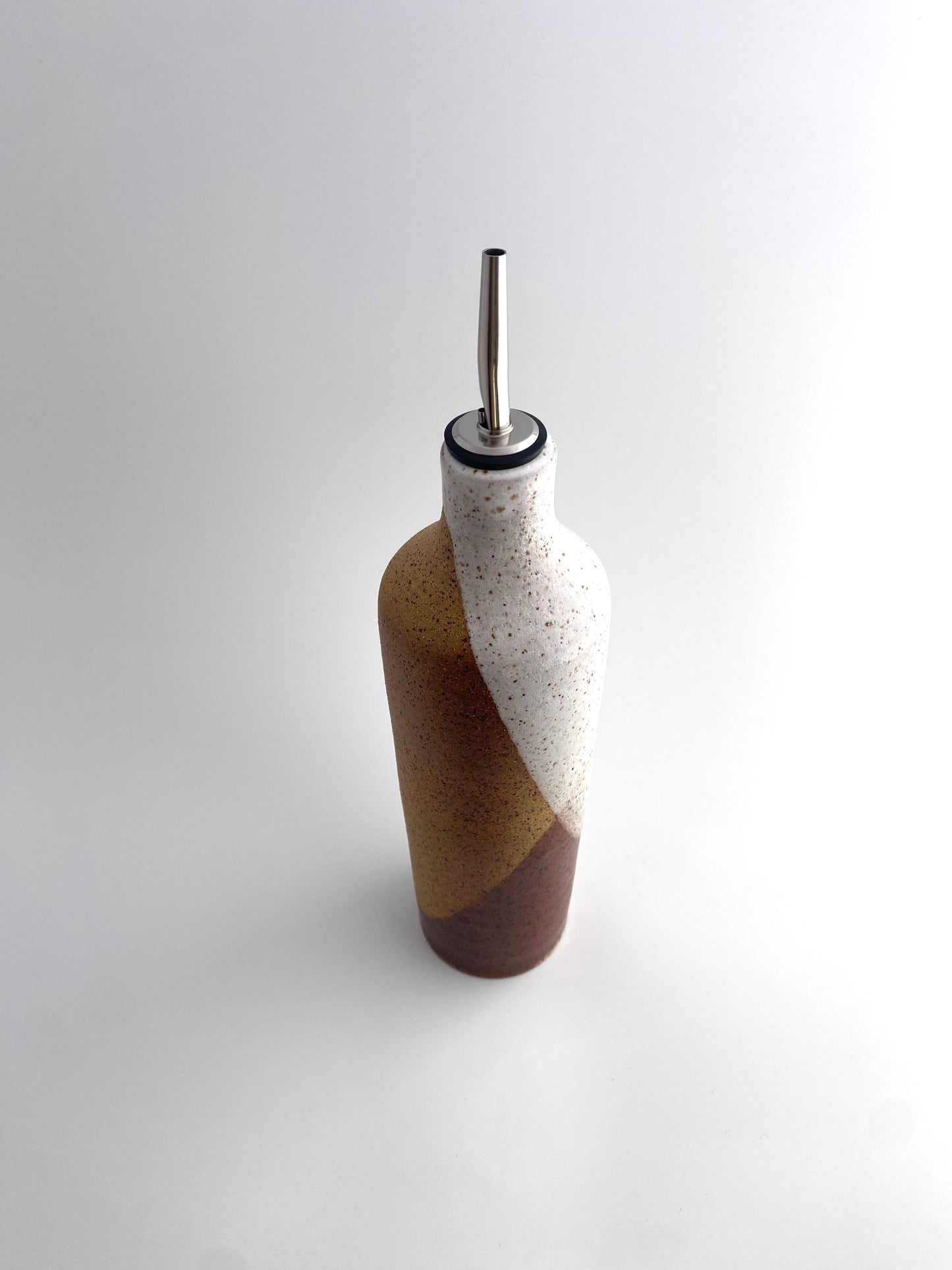 Speckled Desert Landscape Olive Oil Vessel