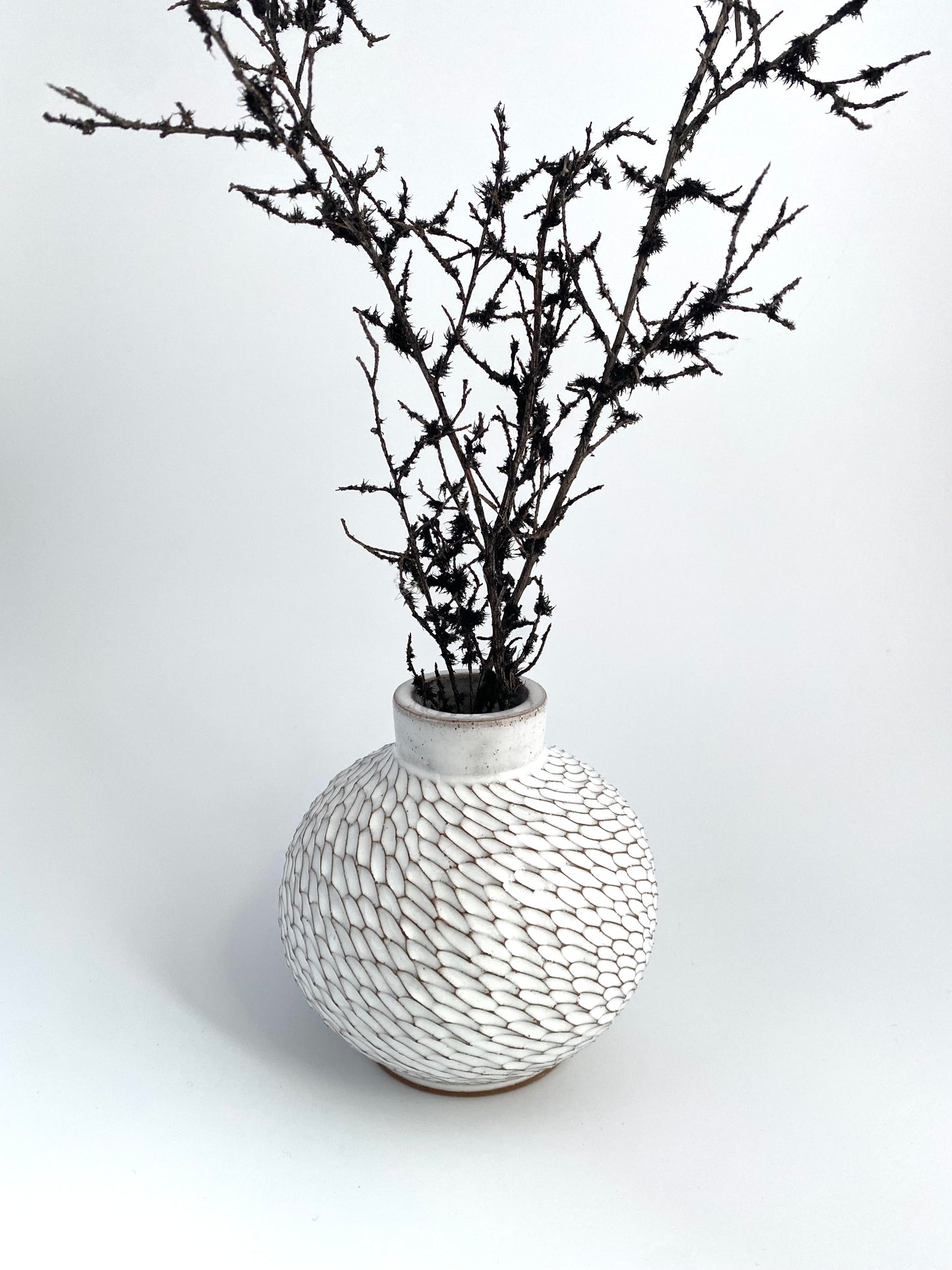 Round Vase: Rainstorm
