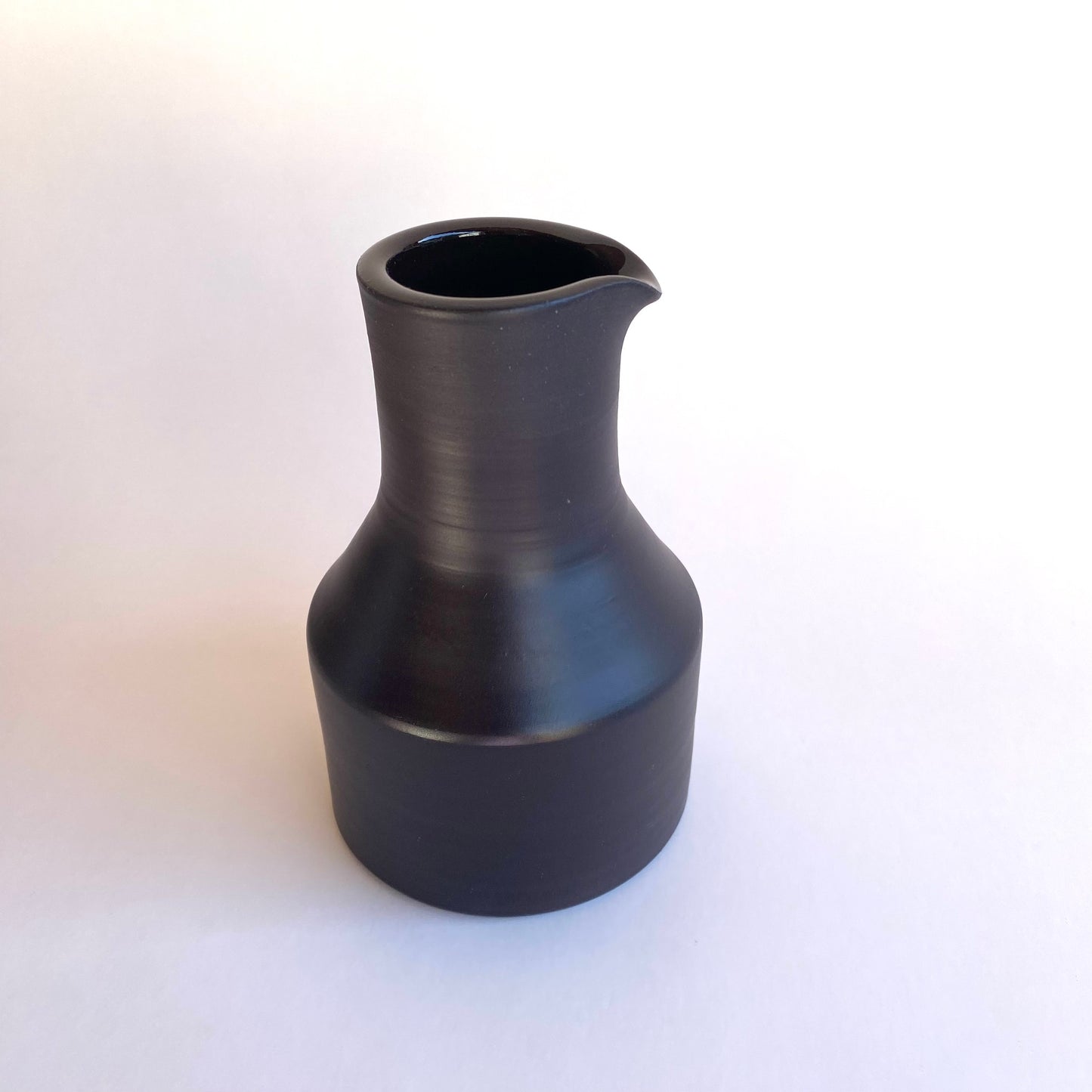 Medium Jug: Matte Black