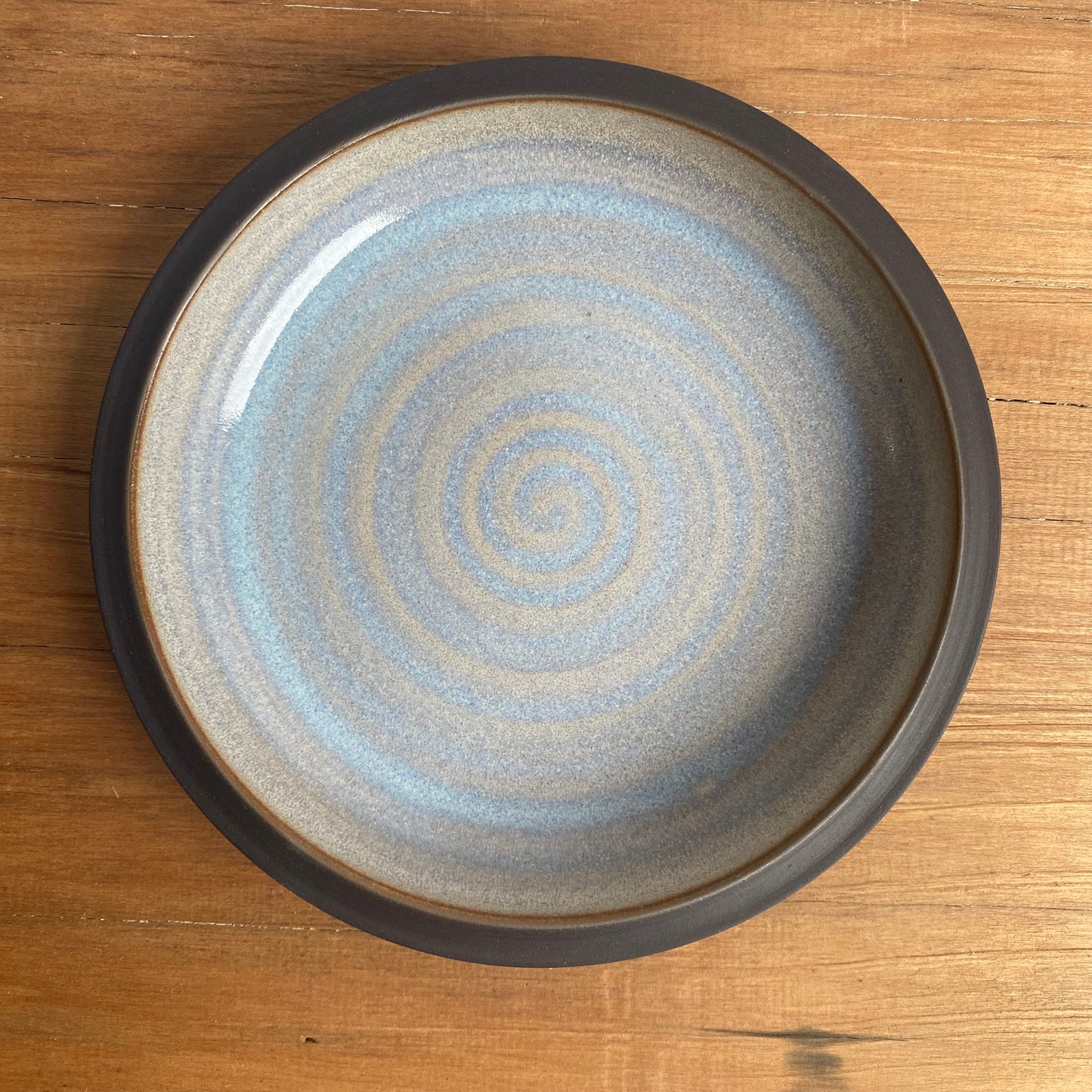 Snack Dish in Black/Mist