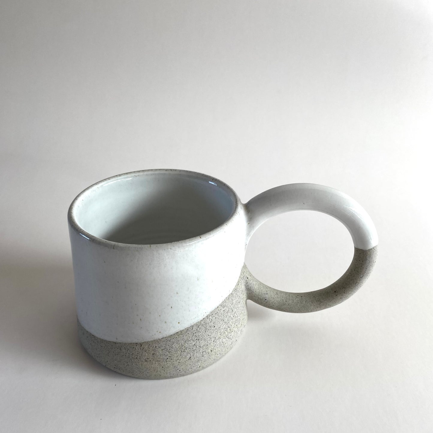 Stone Bangle Handle: White