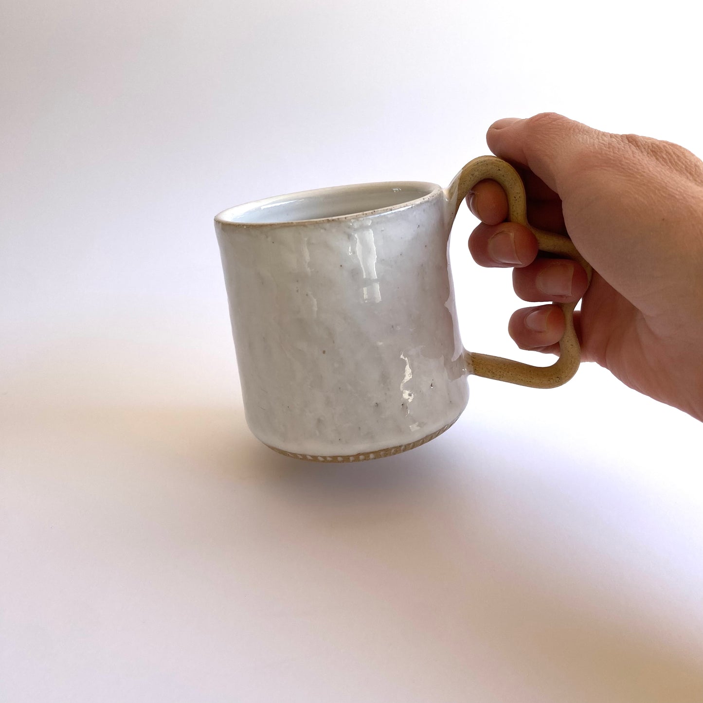 White Sand Butterfly Mug