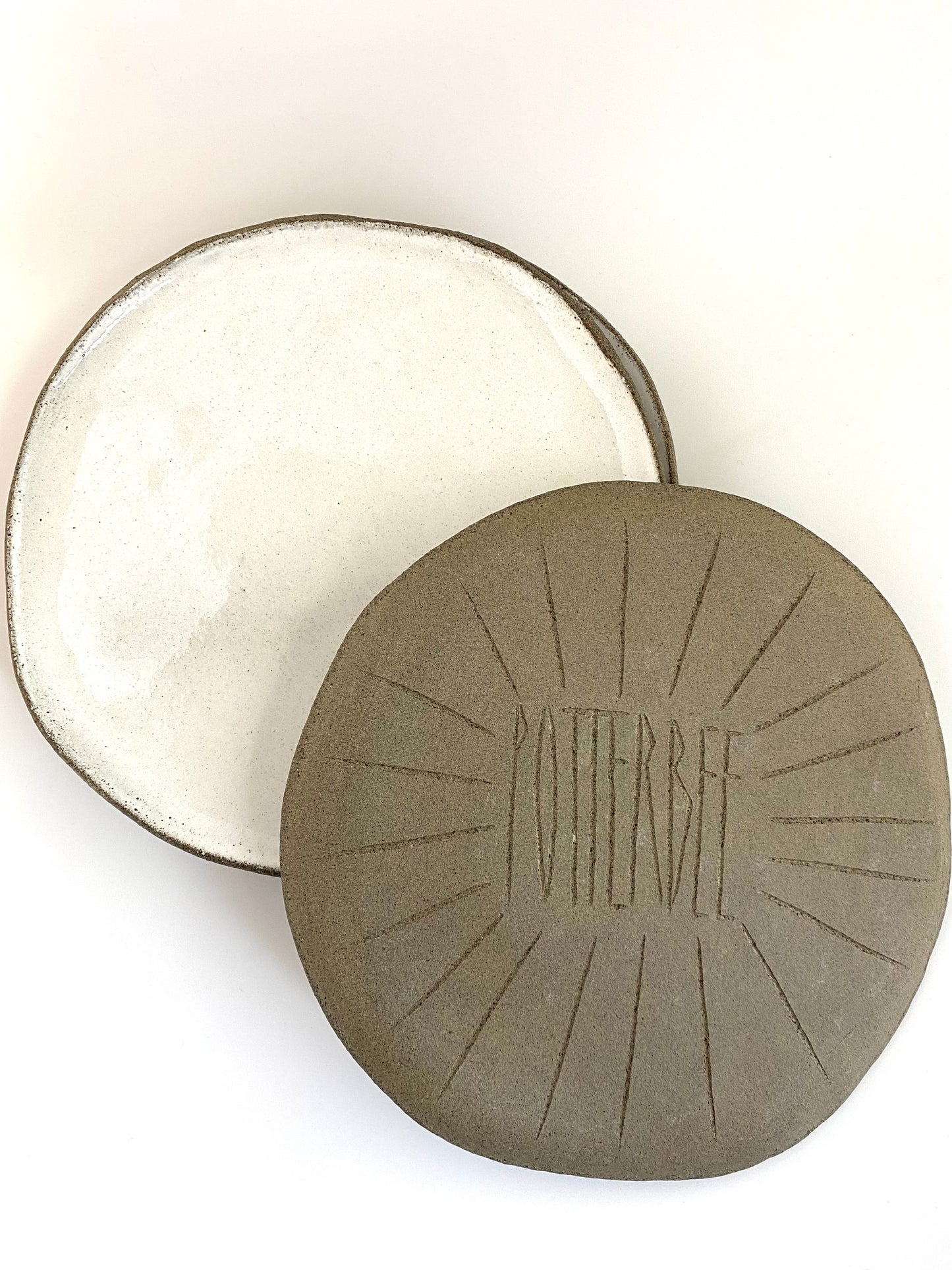 Slate lunch plate: Handbult