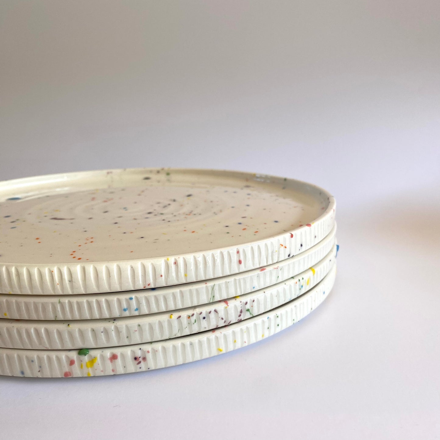 Rainbow Sprinkles Coin Dinner Plate