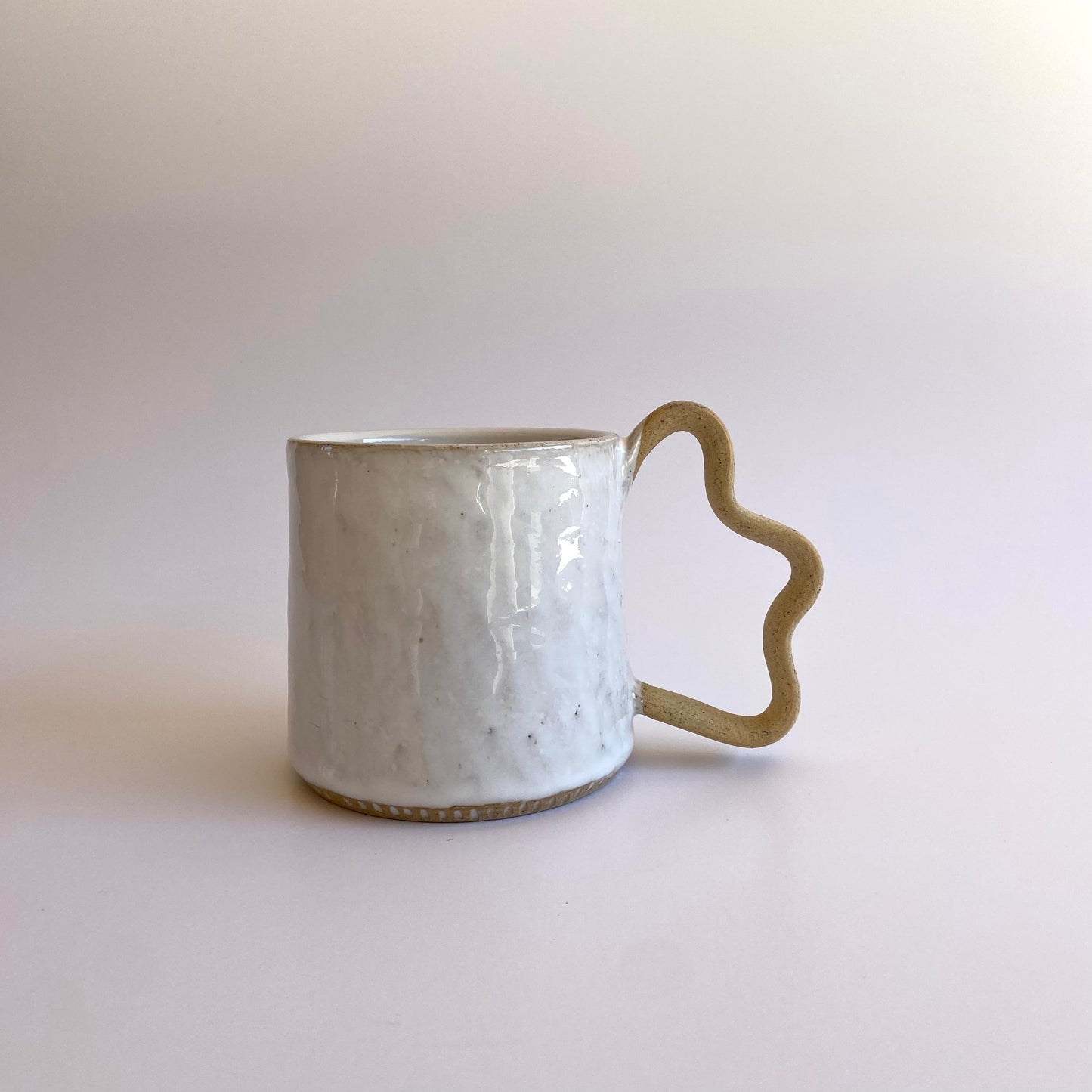 White Sand Butterfly Mug