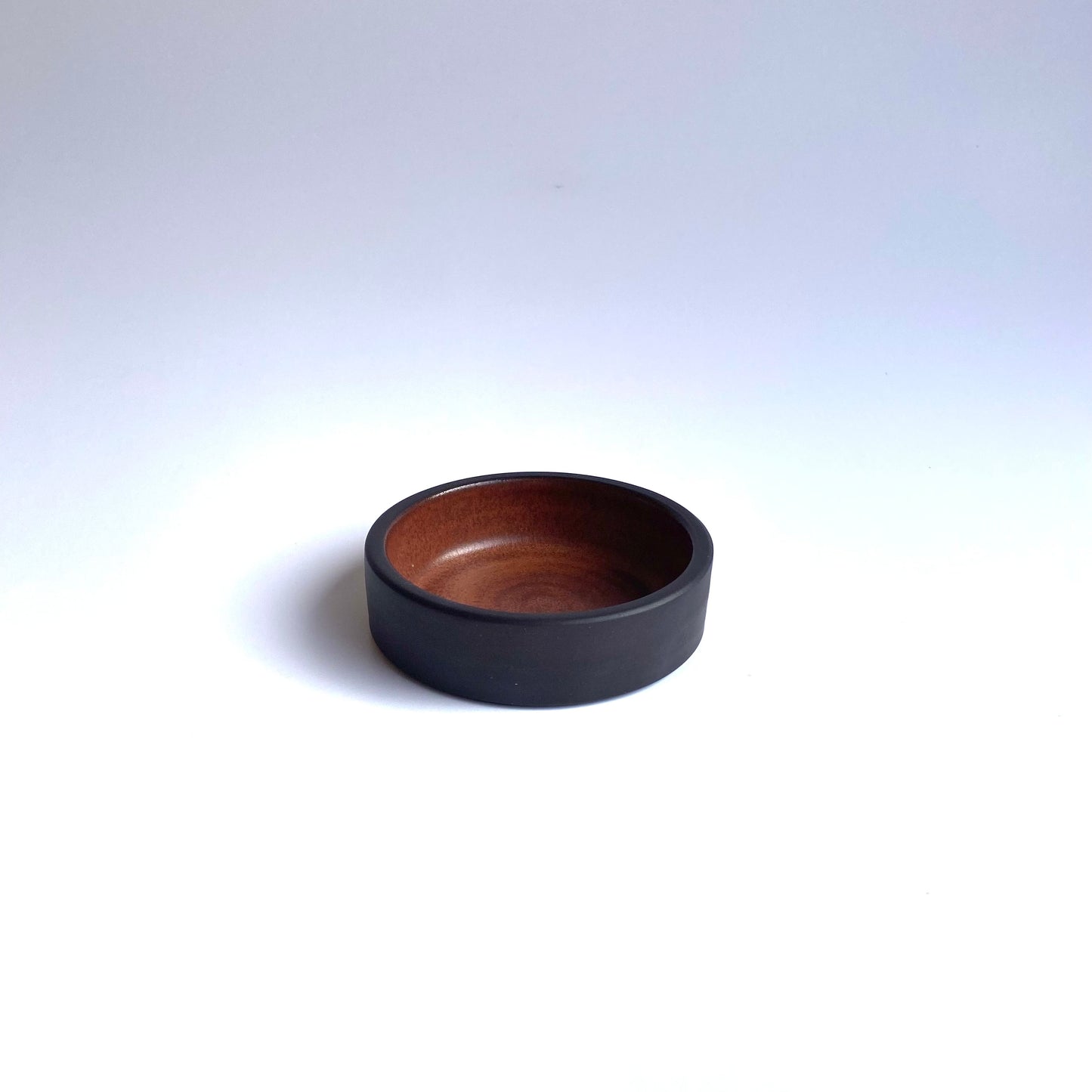 Small Snack Plate: Black / Bronze