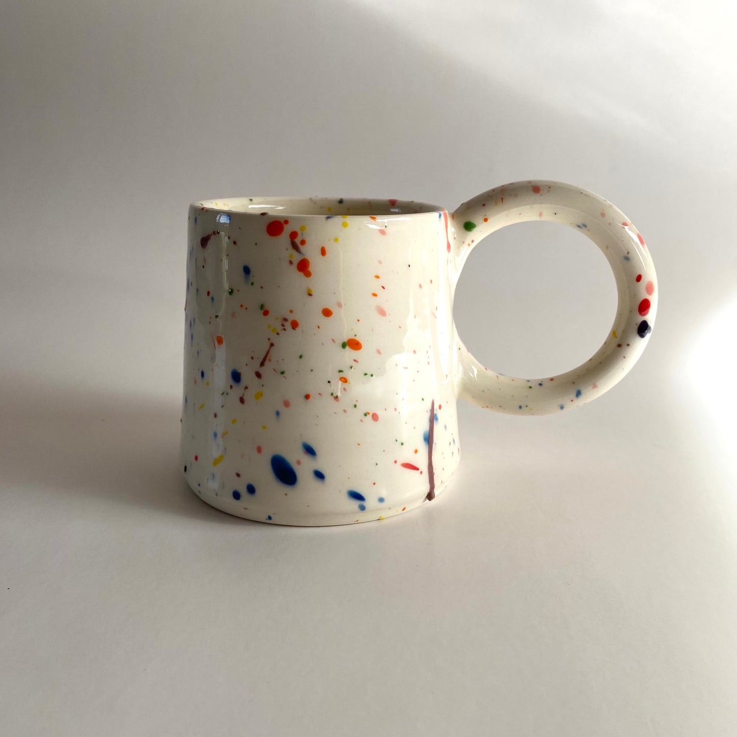 Large Rainbow Sprinkles Bangle Handle
