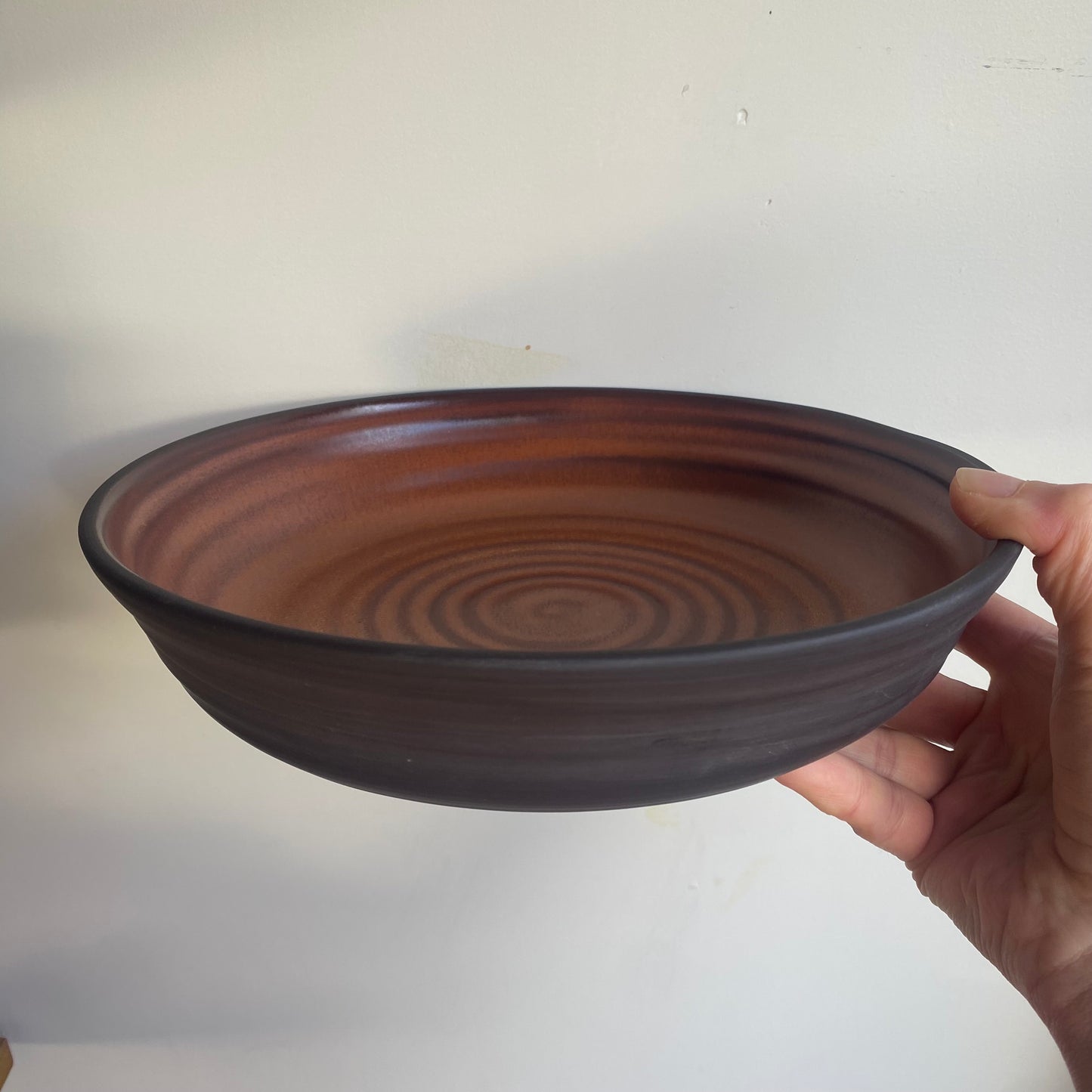Pasta bowl: Black / Bronze