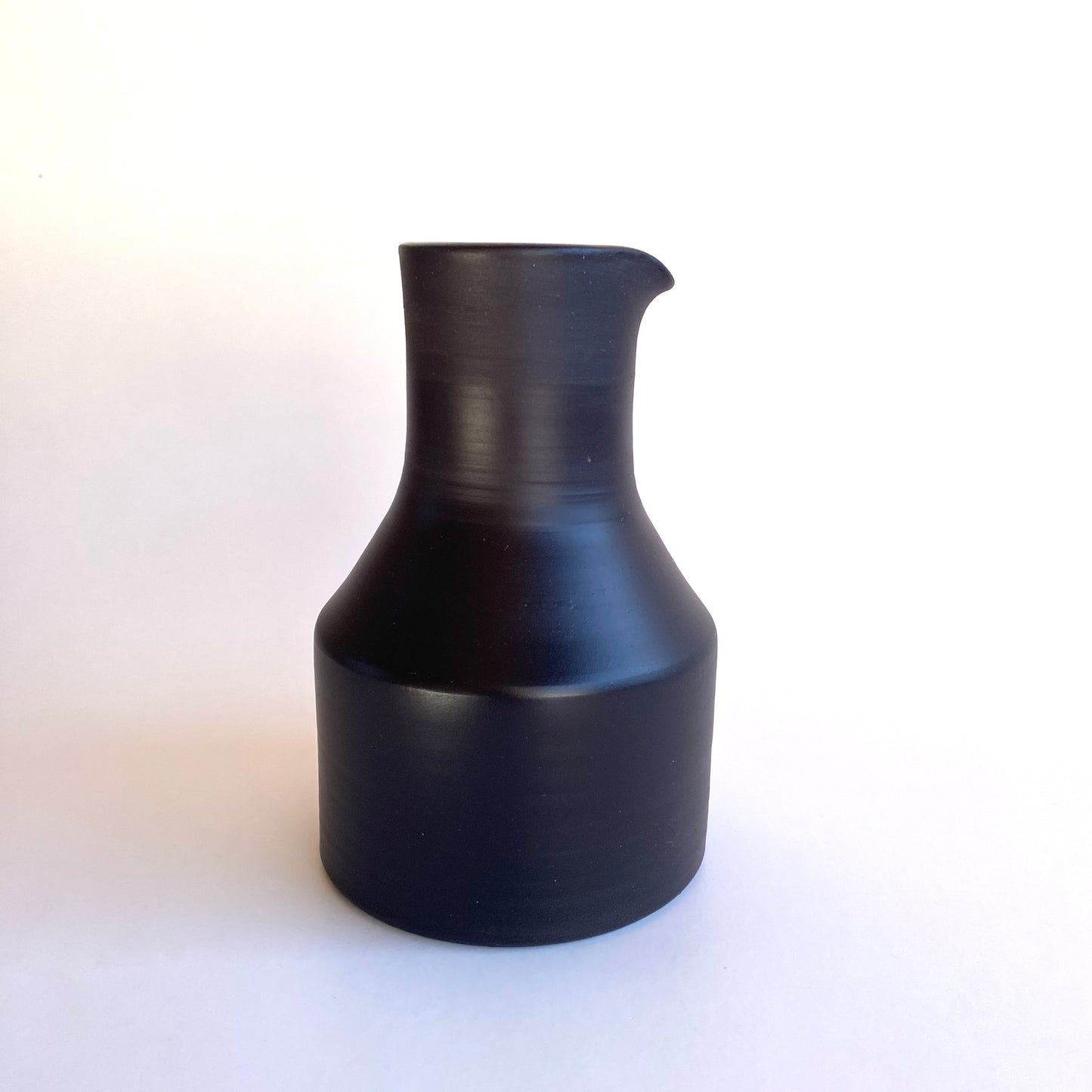 Medium Jug: Matte Black
