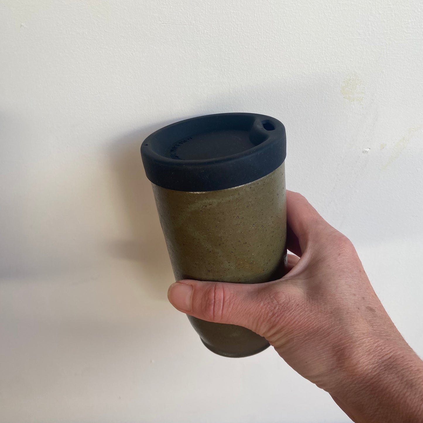 Olive Green Travel Tumbler
