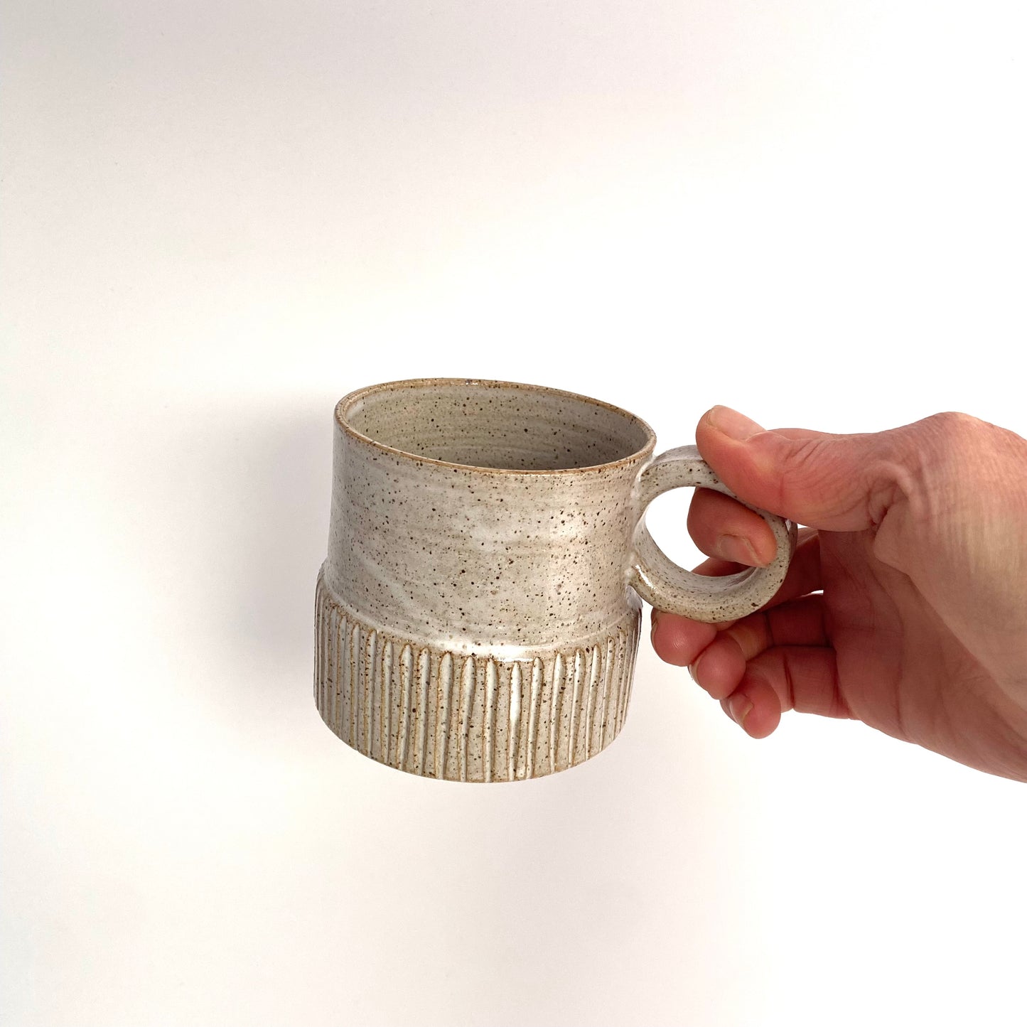 White Coin Mug
