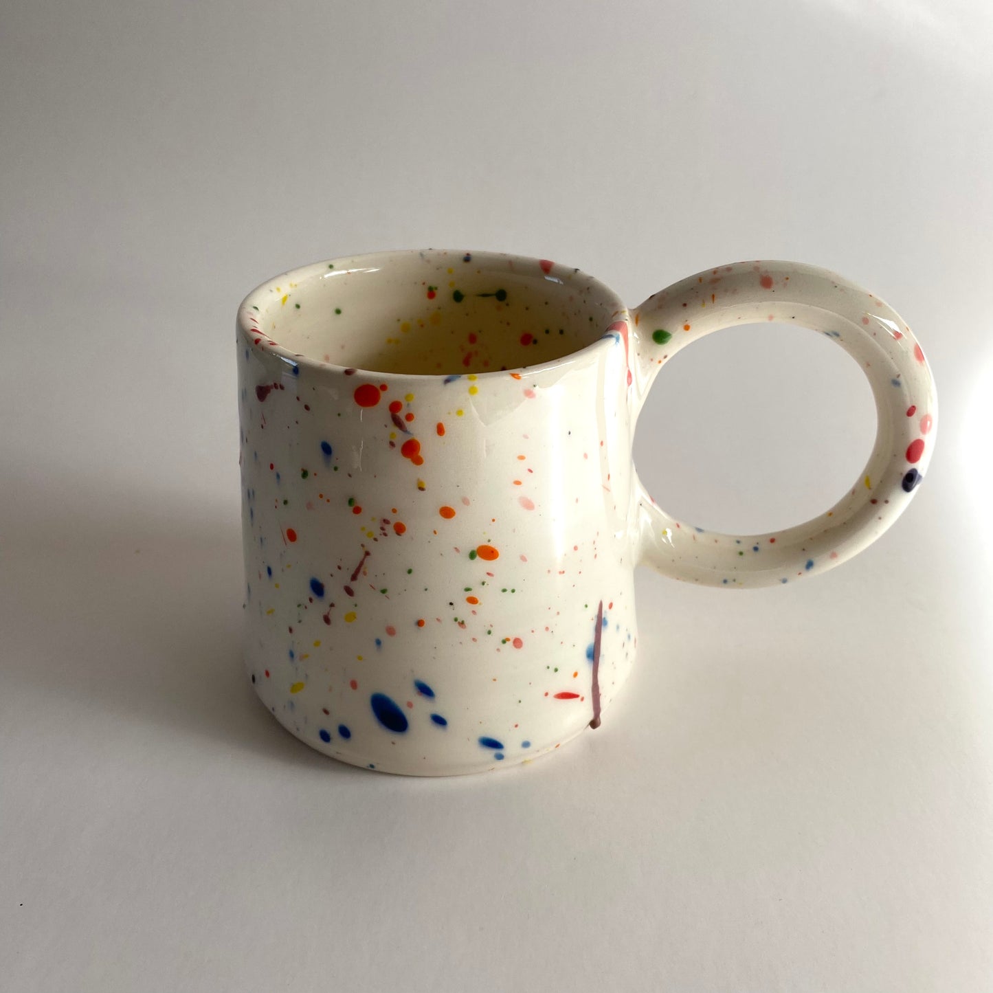 Large Rainbow Sprinkles Bangle Handle