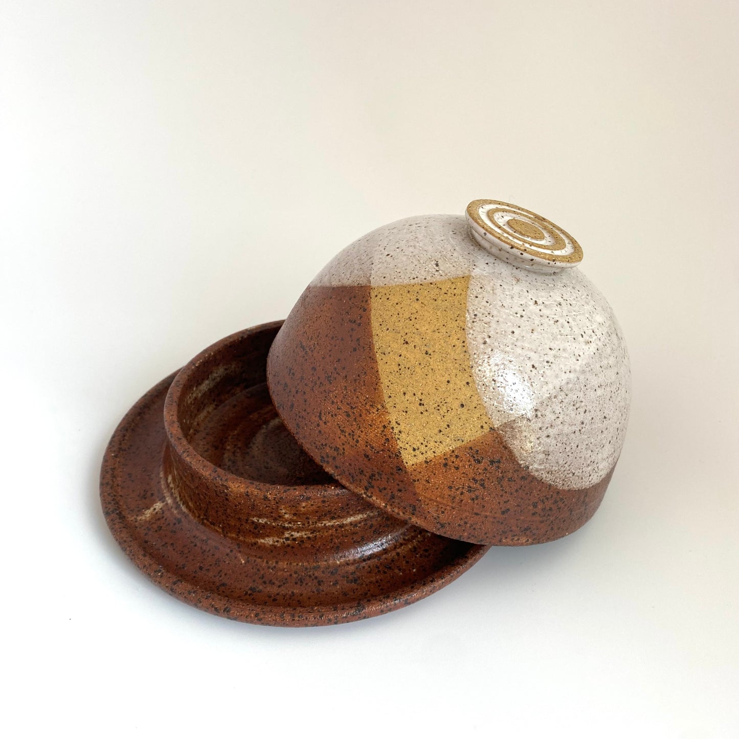 Butter Dish: Desert Landscape