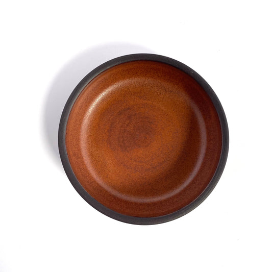 Stacking Snack Plate: Black / Bronze