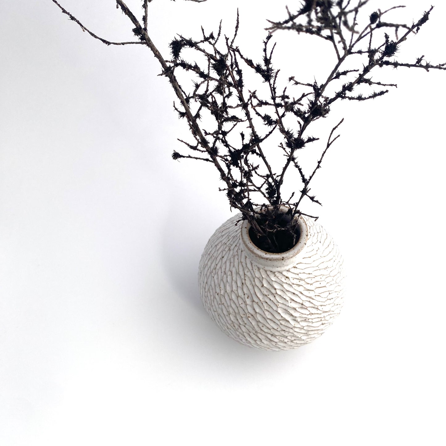 Round Vase: Rainstorm