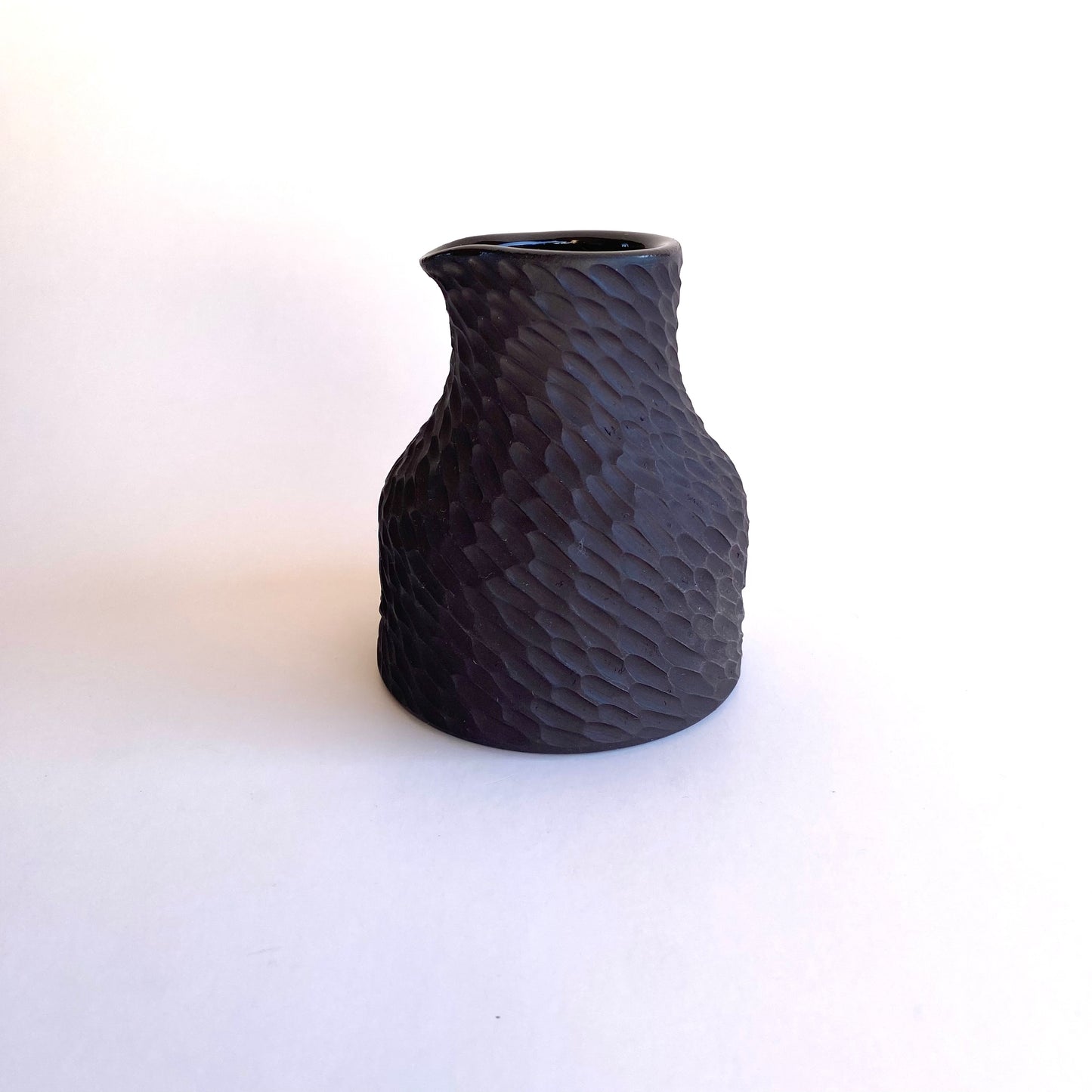 Small Rainstorm Jug: Matte Black