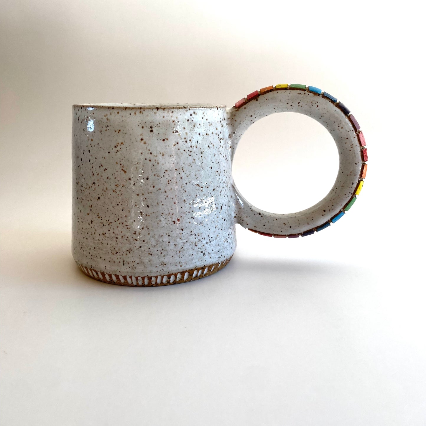 Rainbow Handle Bangle Handle Mug