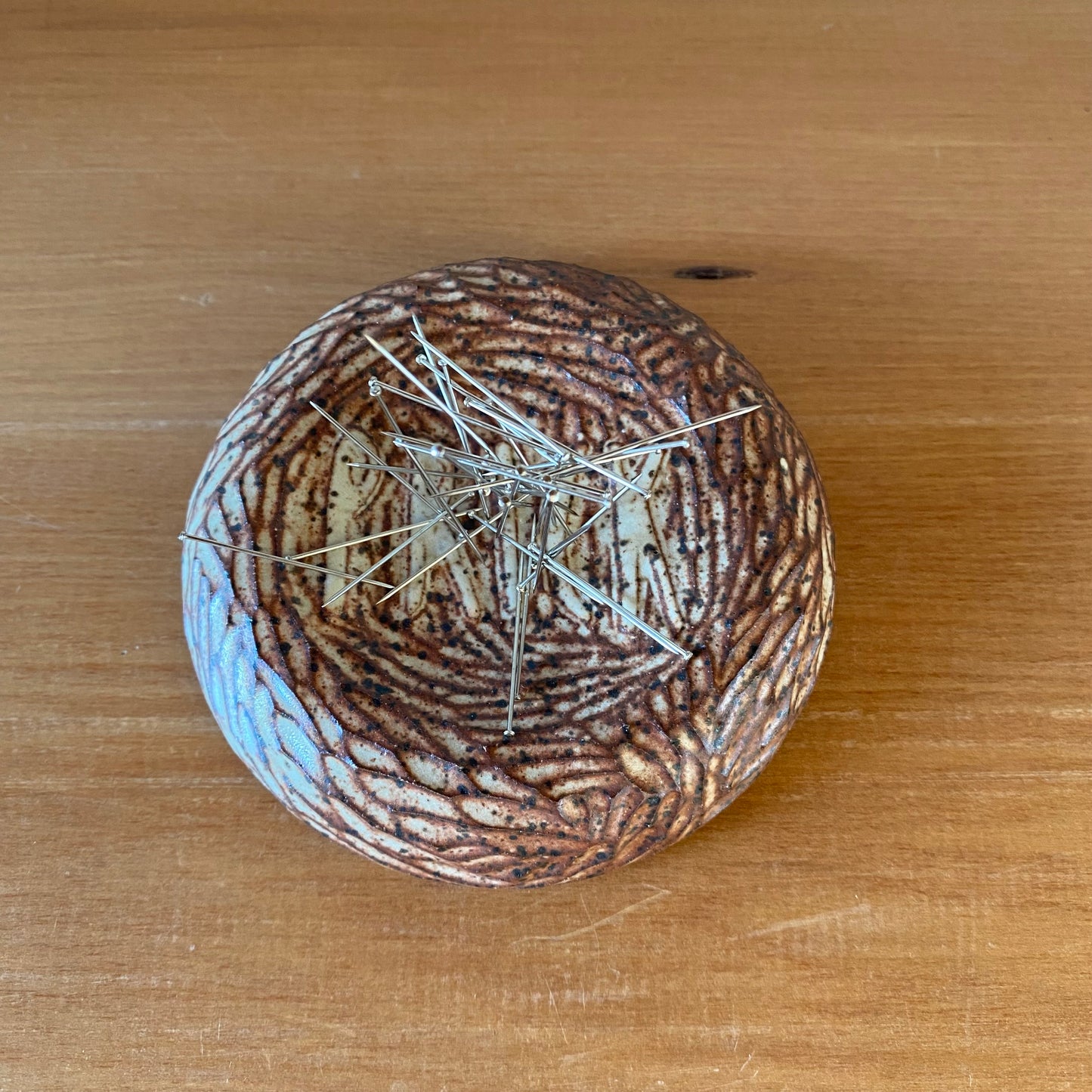 Pin dish: Speckled Cinnamon Prick