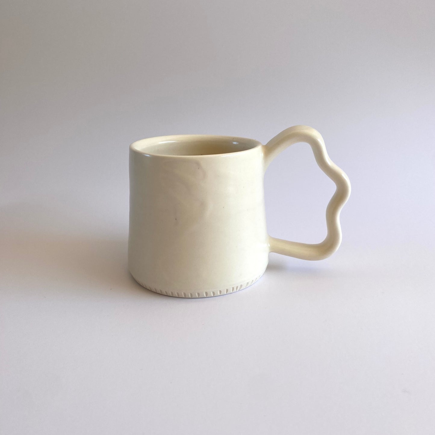 Matte White Butterfly Mug
