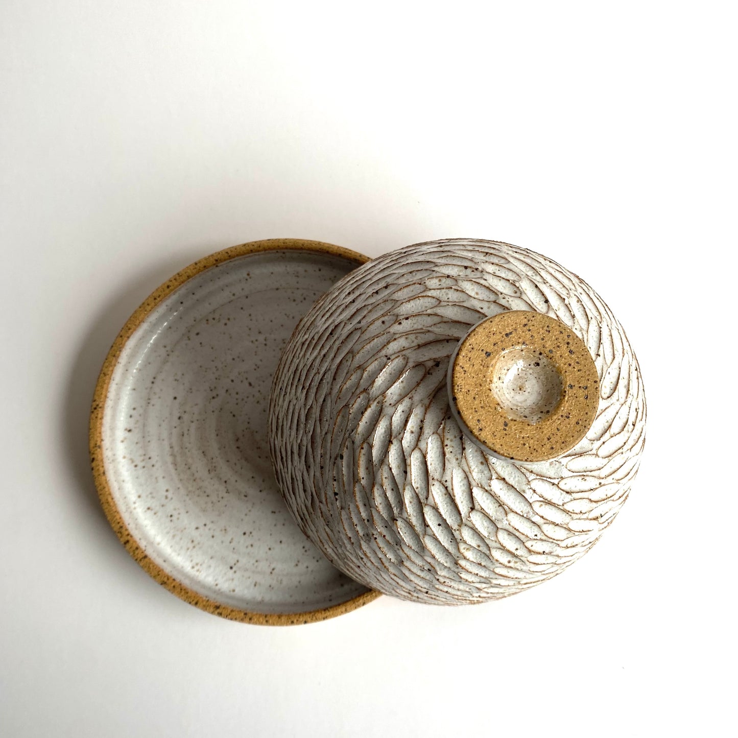 Rainstorm Butter Dish