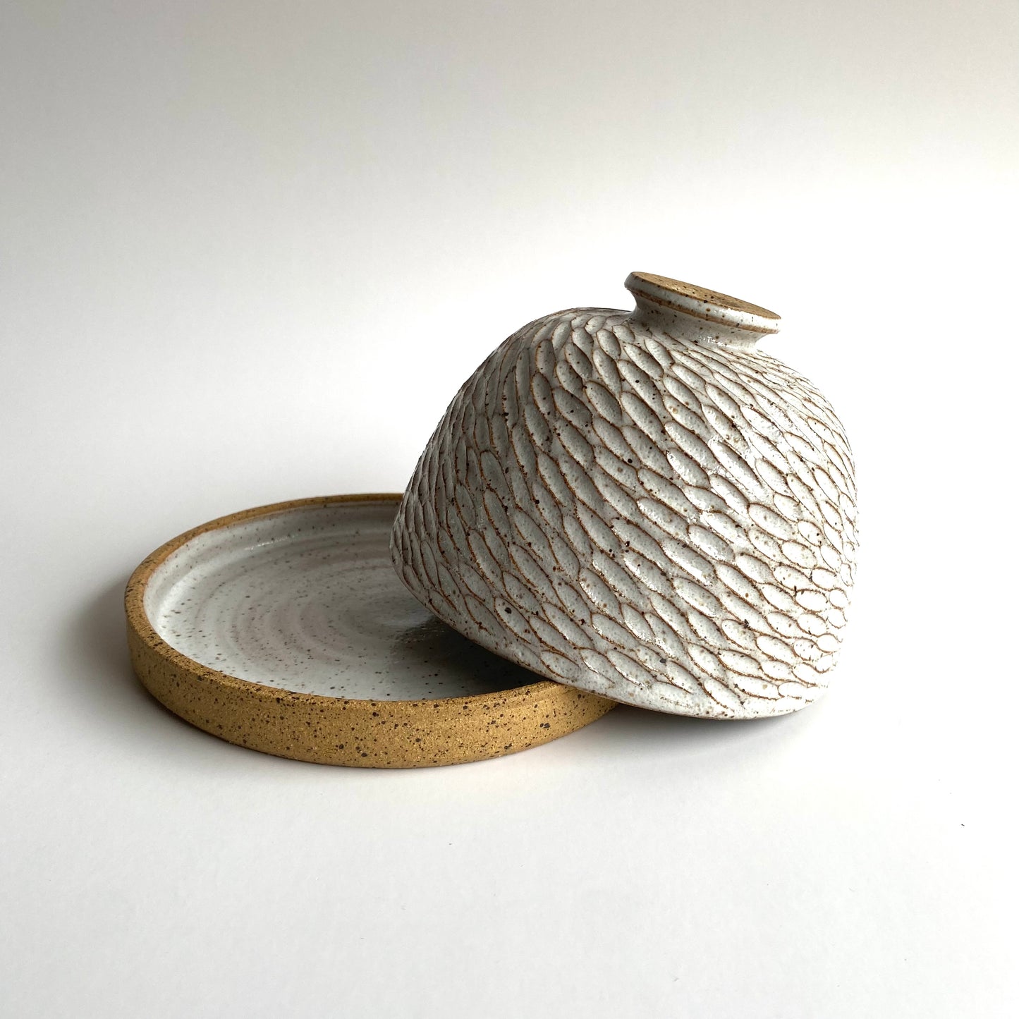 Rainstorm Butter Dish