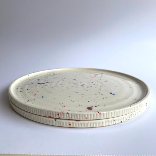 Rainbow Sprinkles Coin Dinner Plate
