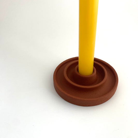 Terra Candle Holder Ridged
