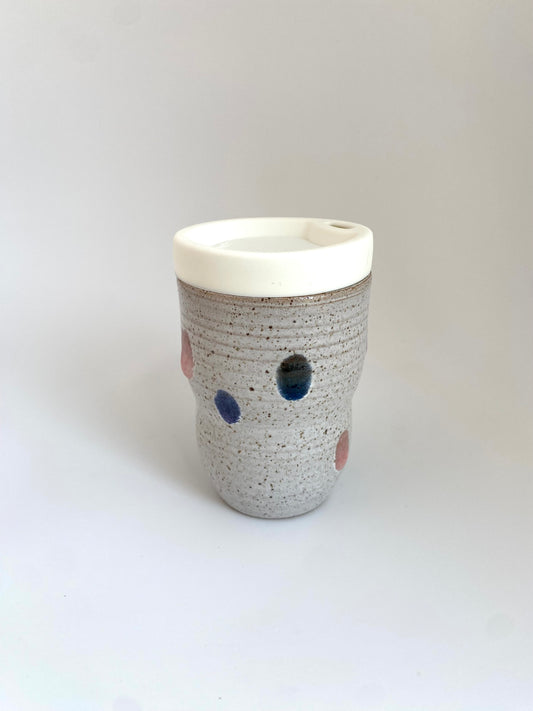 Polka Travel Tumbler: Short