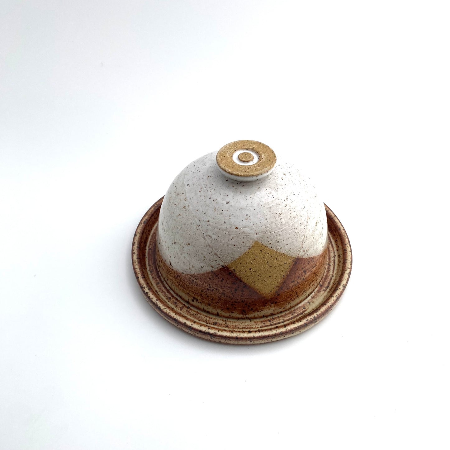 Butter Dish: Desert Landscape