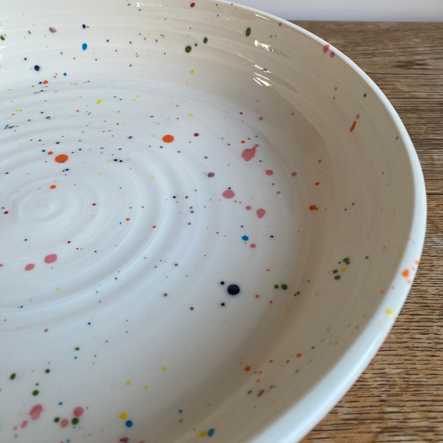 Large Serving Bowl: Rainbow Sprinkles